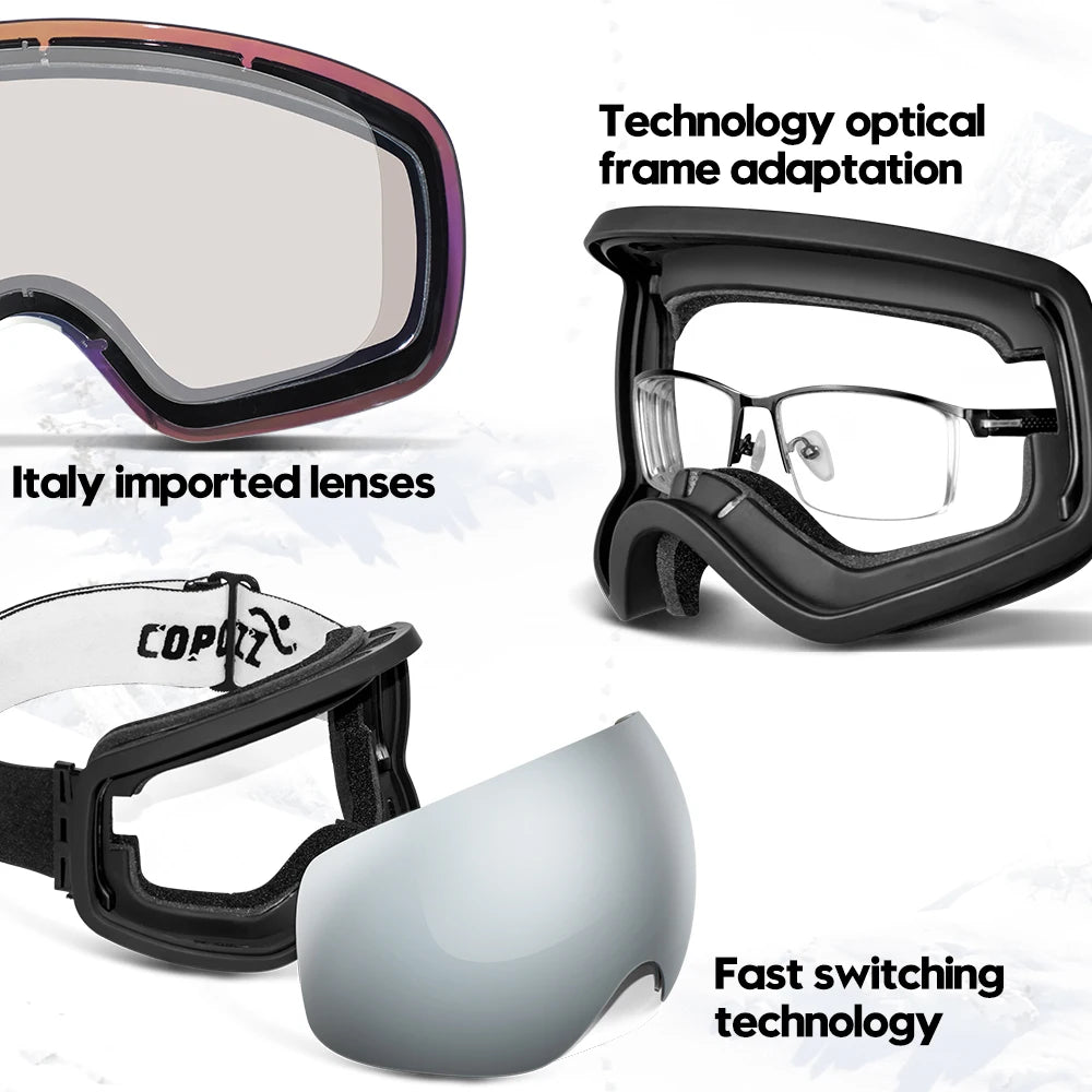 COPOZZ Winter Sports Ski Goggles