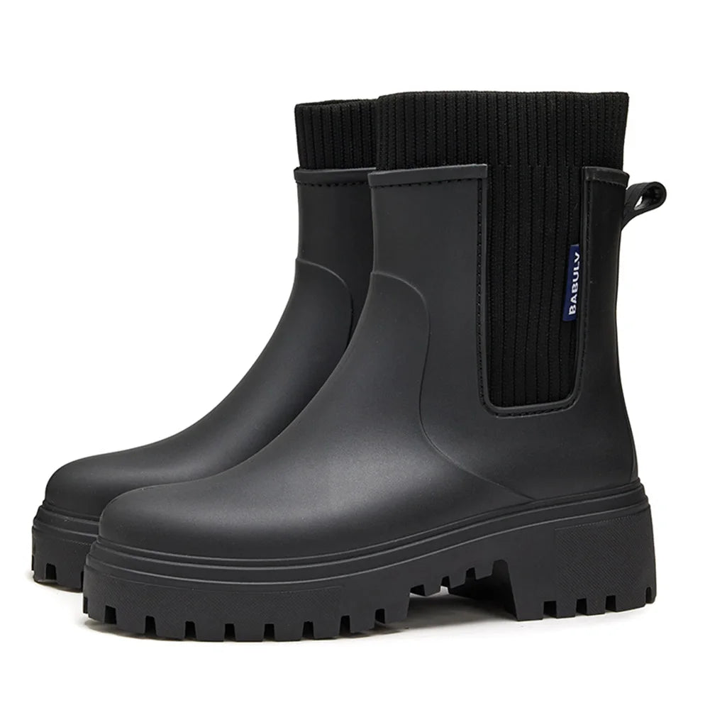 Women's Waterproof Chelsea Rain Boots