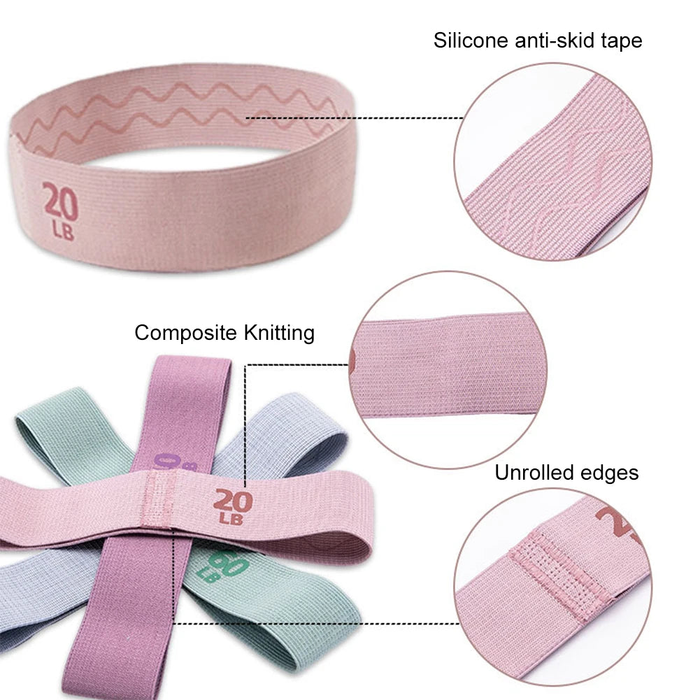 Fabric Resistance Booty Bands for Fitness