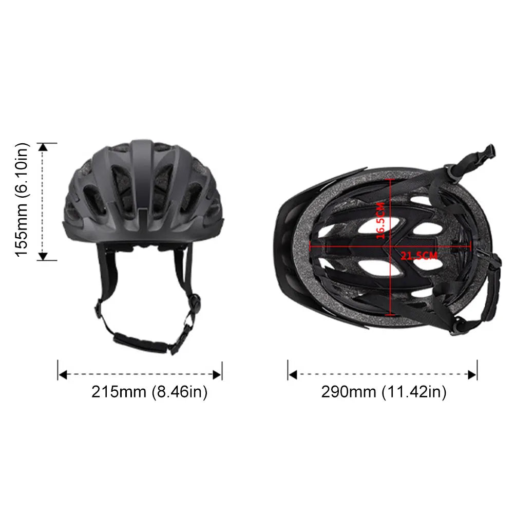 MTB Bike Helmet for Men & Women - Adjustable Cycling Safety Hat