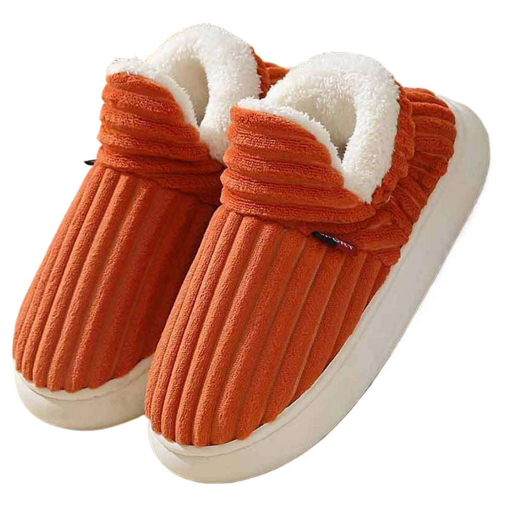 Winter Plush Cloud Slippers - Fluffy Closed Toe Slides