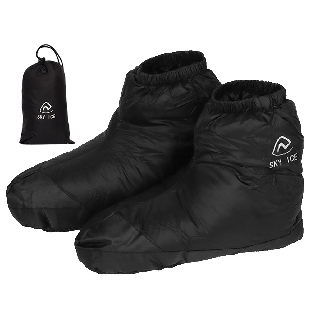 Down Booties Socks - Ultralight Warm Winter Footwear