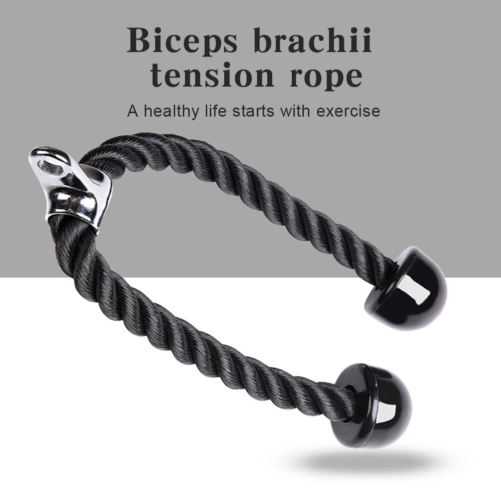 70cm Tricep Rope Resistance Bands Handles for Gym & Home Fitness