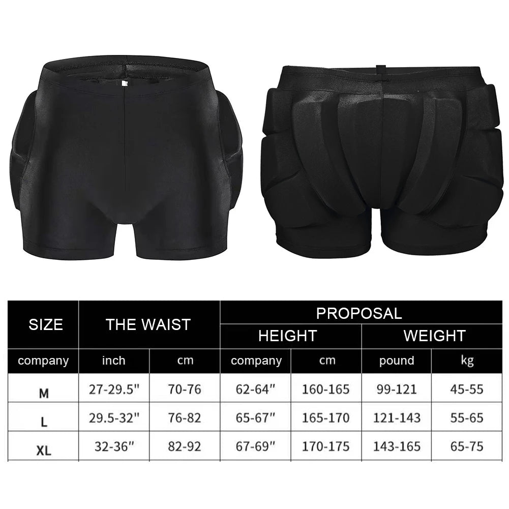 Outdoor Sports Padded Shorts for Kids – Shock Absorbent Ski & Cycling Protector