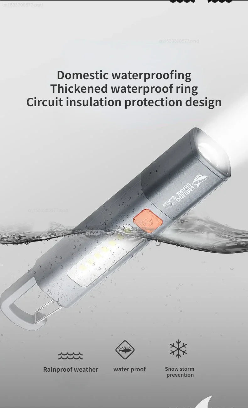 SMILING SHARK Outdoor Flashlight
