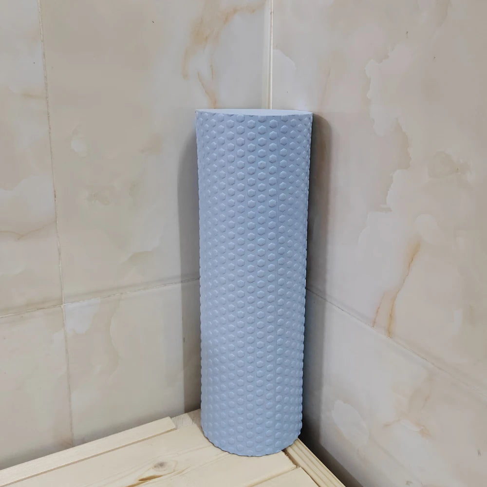 Yoga Roller EVA Foam Cylinder - 9.5cm x 29.7cm for Pilates & Home Workouts