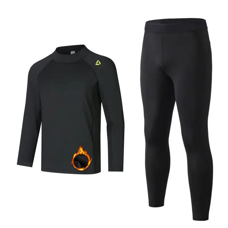 Boys & Girls Long Sleeve Compression Shirt & Leggings Set