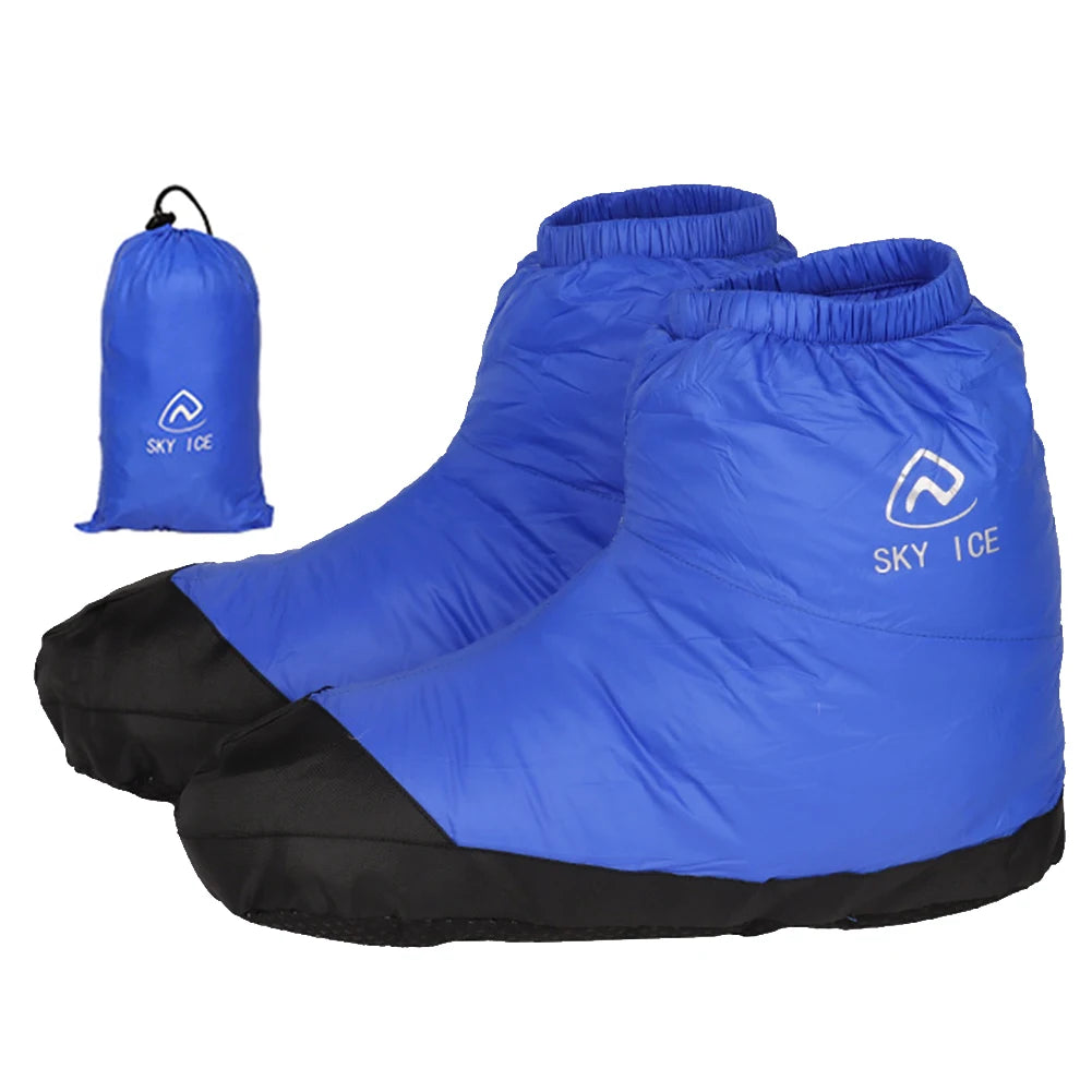 Down Booties Socks - Ultralight Warm Winter Footwear