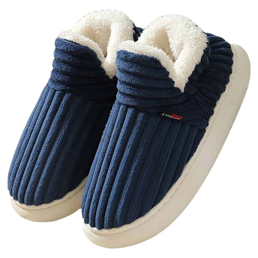 Winter Plush Cloud Slippers - Fluffy Closed Toe Slides