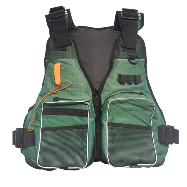 Multi-functional Life Jacket with Pockets for Kayaking, Rafting & Boating
