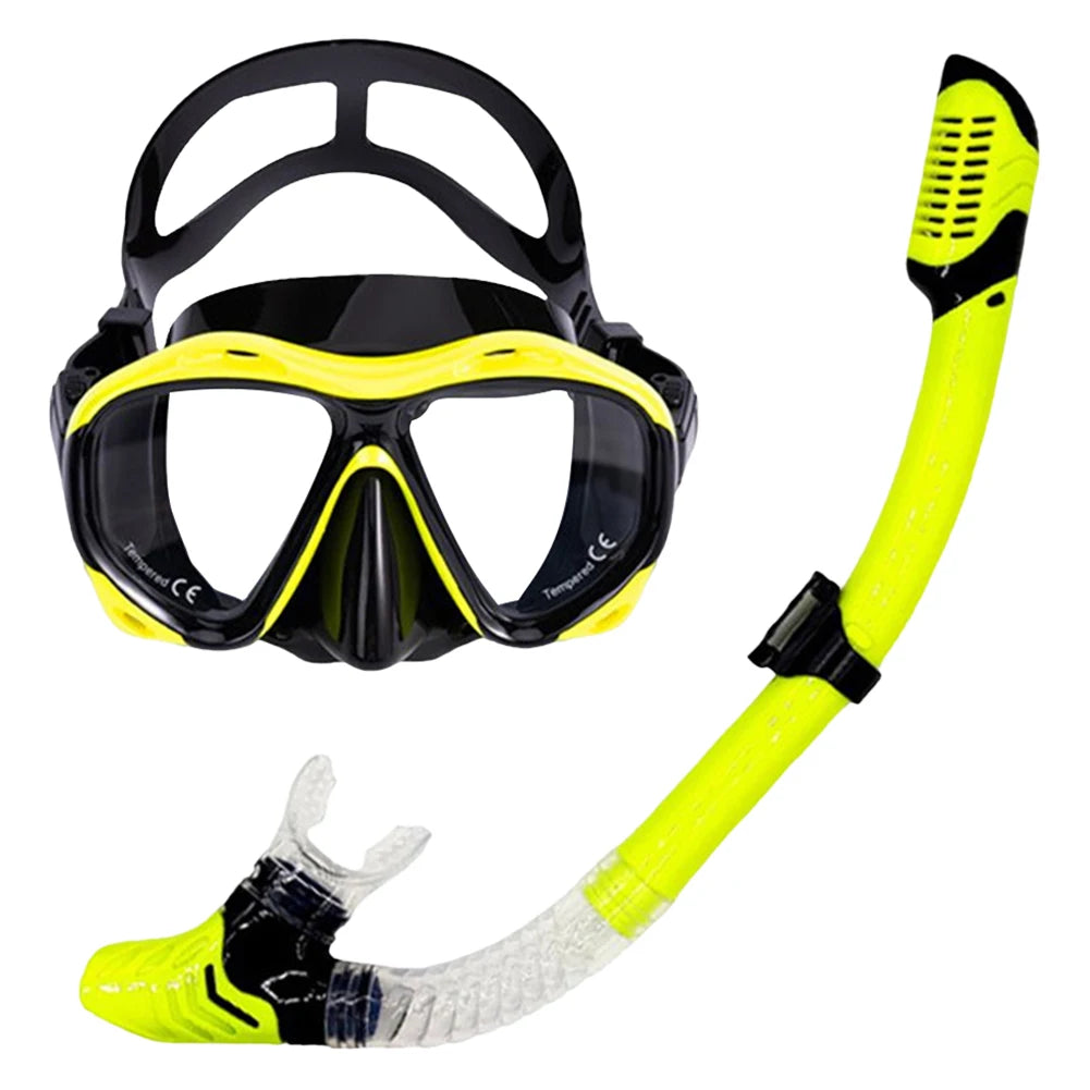 Professional Snorkeling & Scuba Diving Mask Set