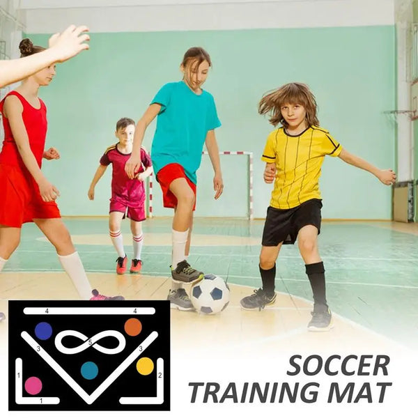 Football Training Mat - Anti-Skid Soccer Exercise Mat (23.6x35.4in)