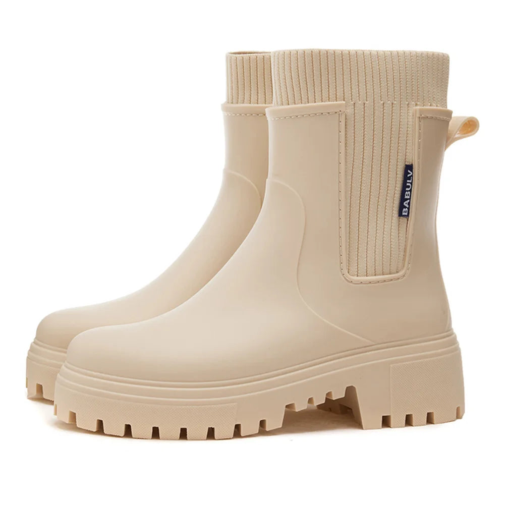 Women's Waterproof Chelsea Rain Boots