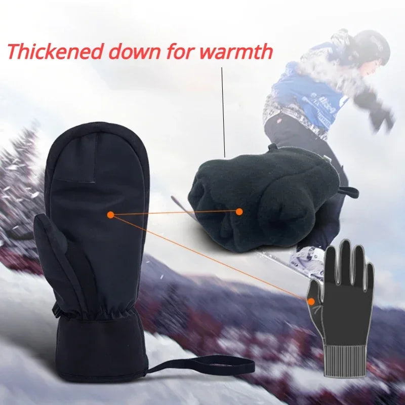 Winter Skiing Gloves Waterproof Snowboarding Touch Screen Thermal Gloves