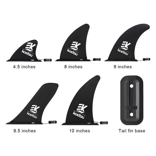 Detachable SUP Surfboard Fin - 4.5/8/9/9.5/10 Inch