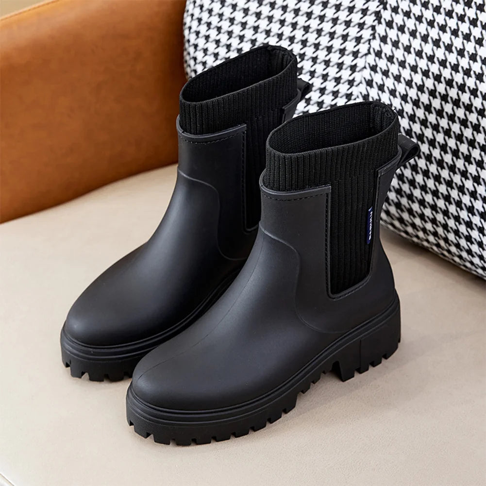 Women's Waterproof Chelsea Rain Boots