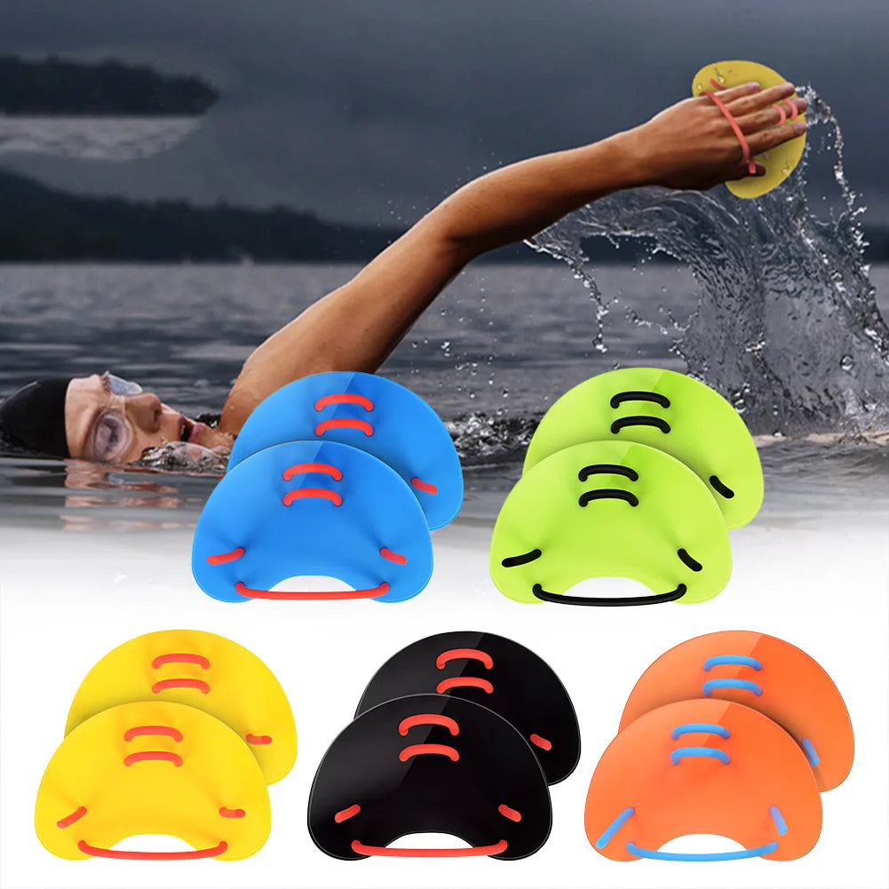Silicone Swimming Paddles Training Gloves
