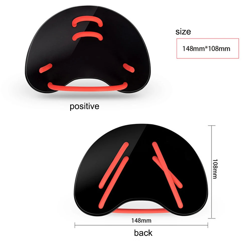 Silicone Swimming Paddles Training Gloves