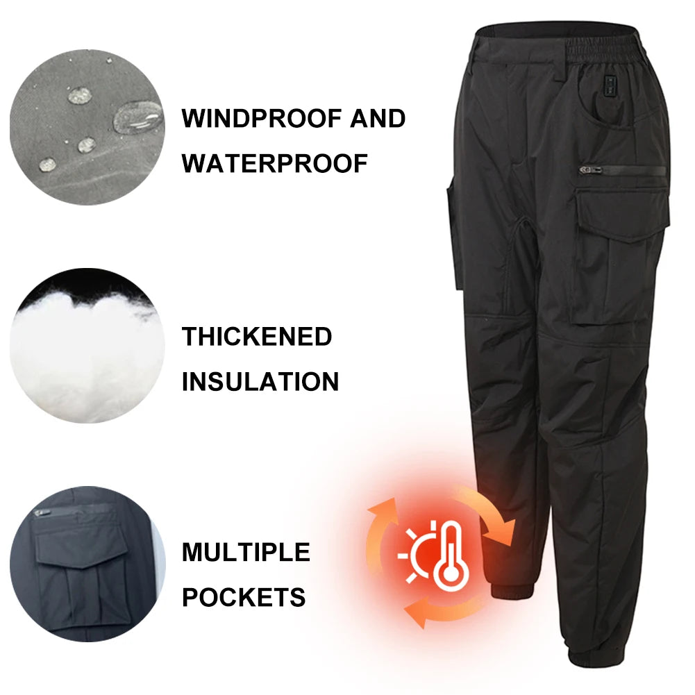 Thermal Heated Pants - USB Charging Winter Smart Outdoor Trousers