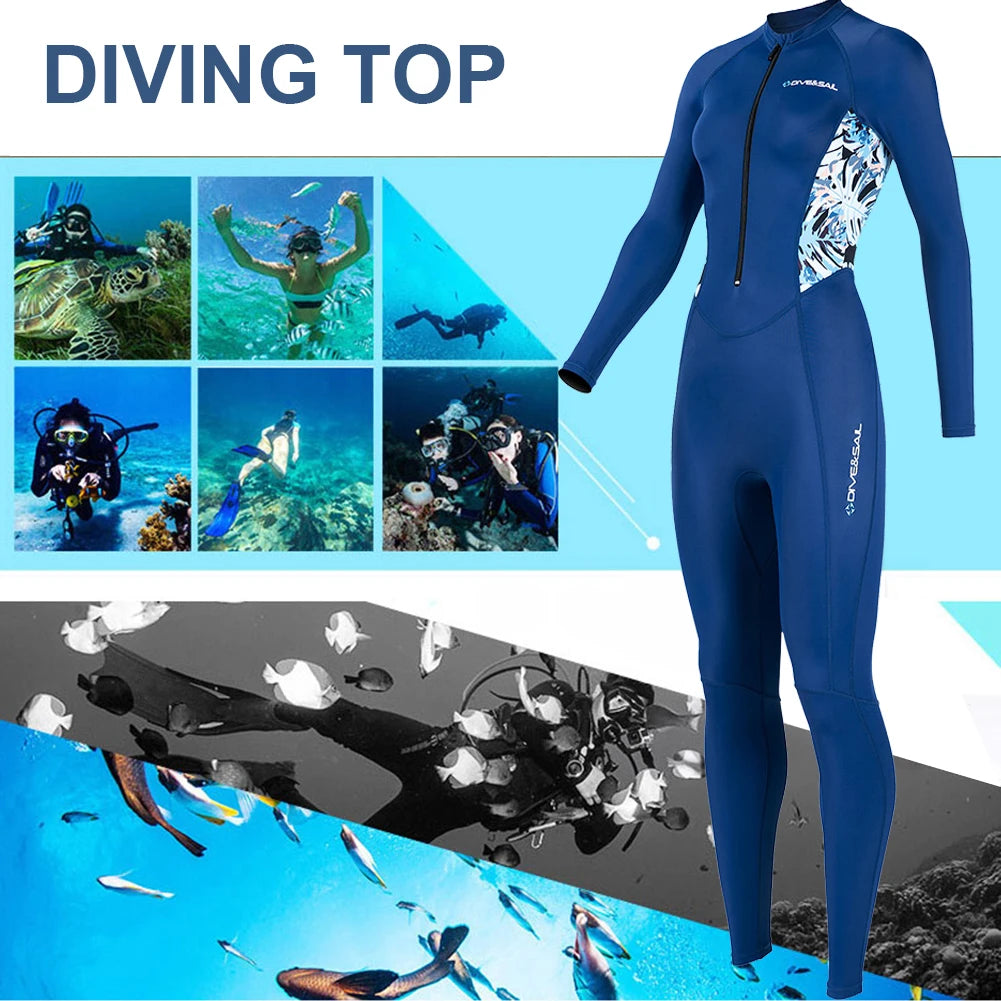 Women Men Beach Surf Rash Guard Wetsuit for Water Sports