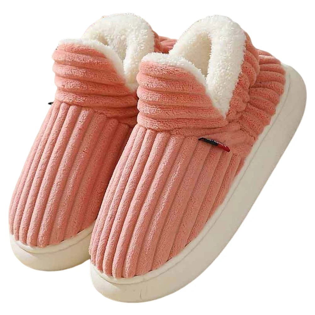 Winter Plush Cloud Slippers - Fluffy Closed Toe Slides