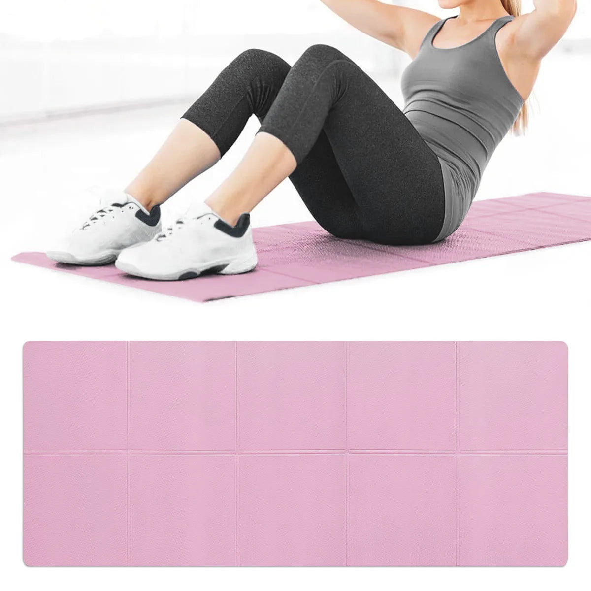 4MM Anti-Slip EVA Yoga Mat for Fitness & Pilates