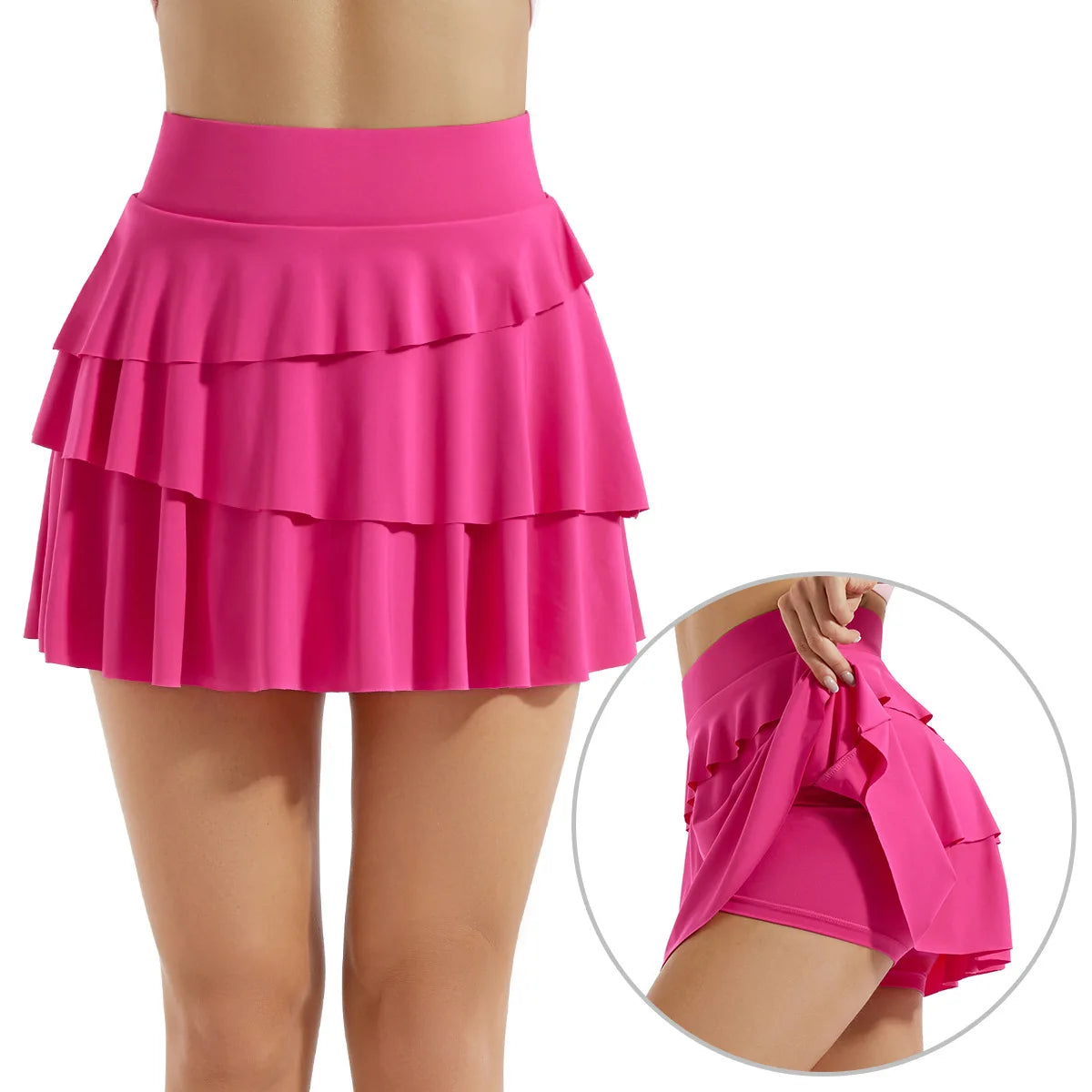 Sports Skirts Athletic Inner Skirt Workout Skorts Yoga Fitness Running Tennis Skirt 2023