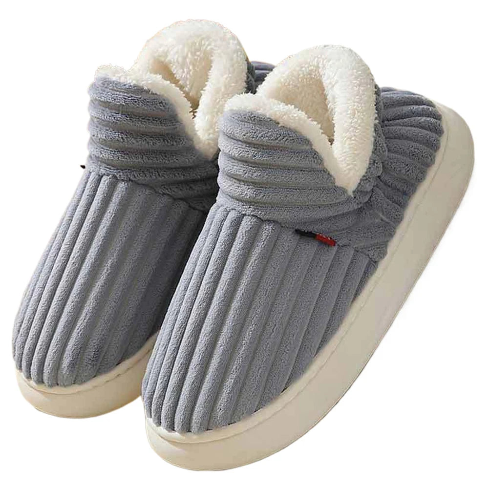 Winter Plush Cloud Slippers - Fluffy Closed Toe Slides