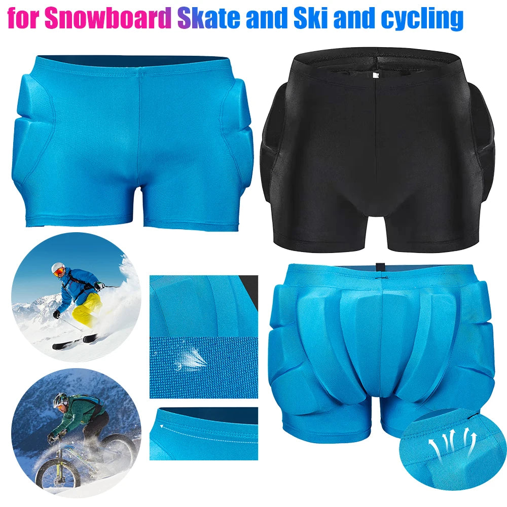 Outdoor Sports Padded Shorts for Kids – Shock Absorbent Ski & Cycling Protector