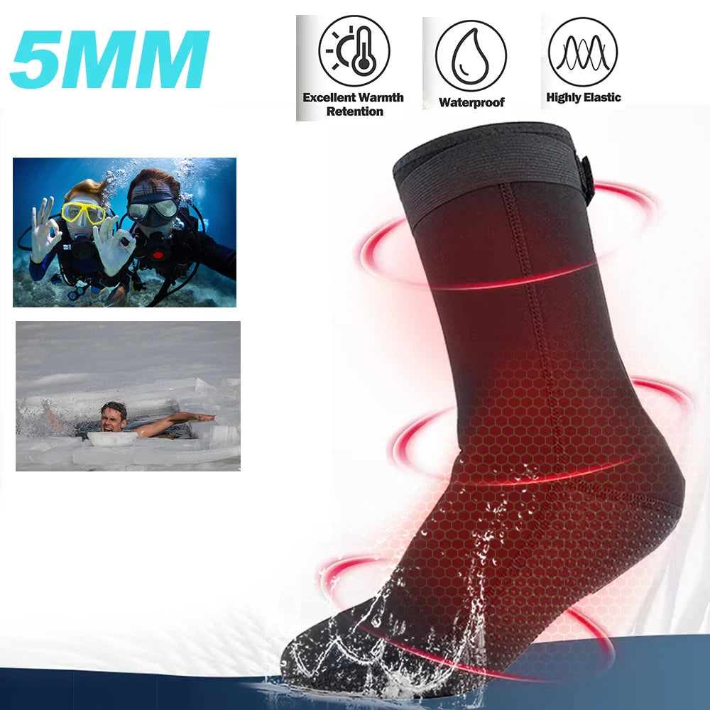 5mm Neoprene Diving & Surf Water Socks