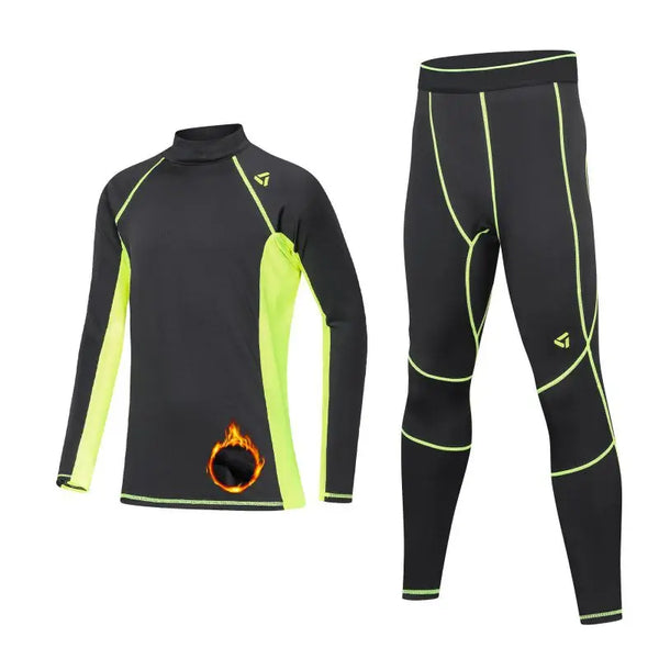Boys & Girls Long Sleeve Compression Shirt & Leggings Set