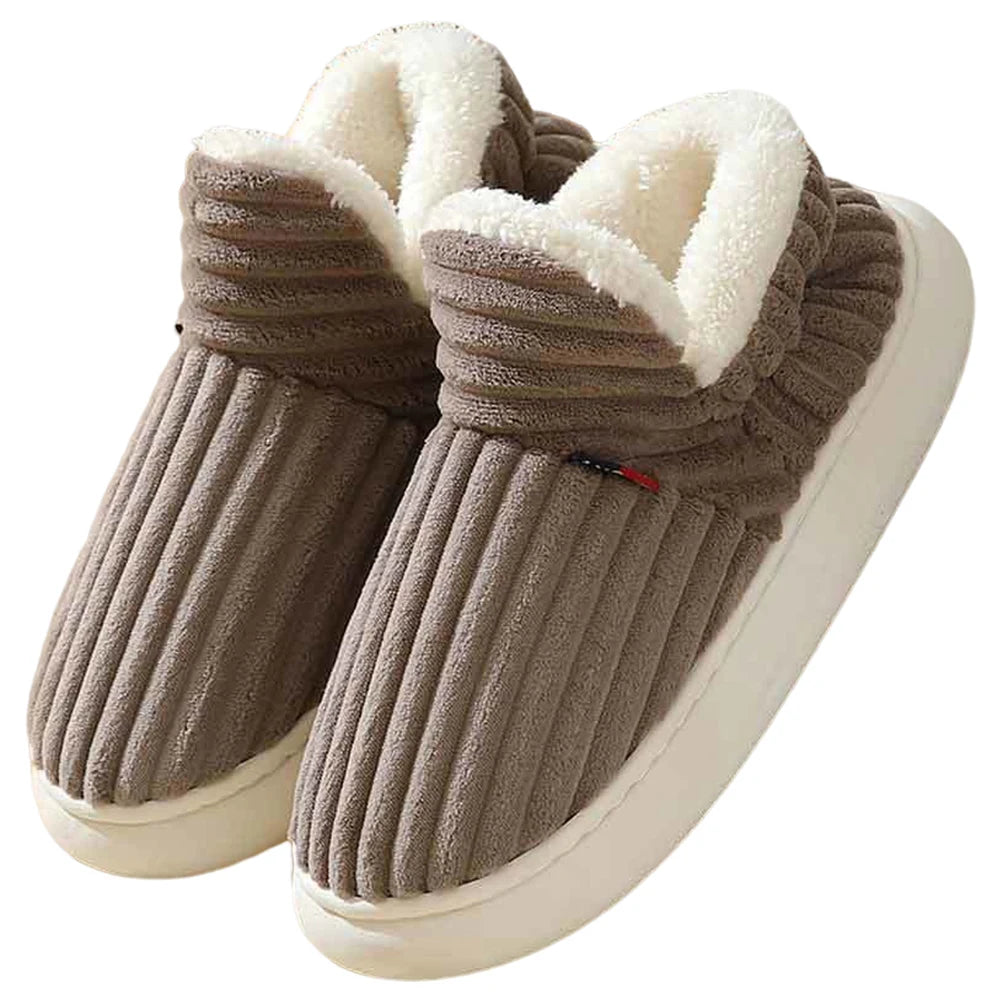 Winter Plush Cloud Slippers - Fluffy Closed Toe Slides