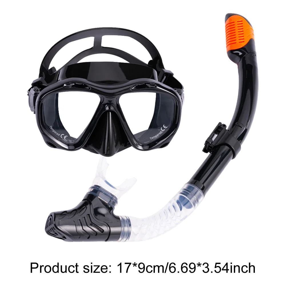Professional Snorkeling & Scuba Diving Mask Set